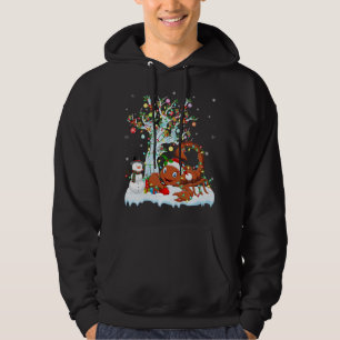 Sudadera Escorpión del árbol de elementos de navidad de esc