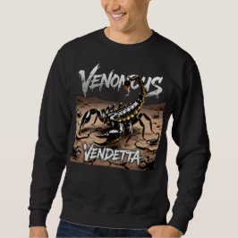 Sudadera Escorpión gráfico de venganza venenosa Punk