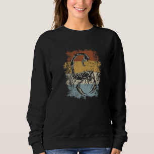 Sudadera Escorpión retro animal arachnido vintage