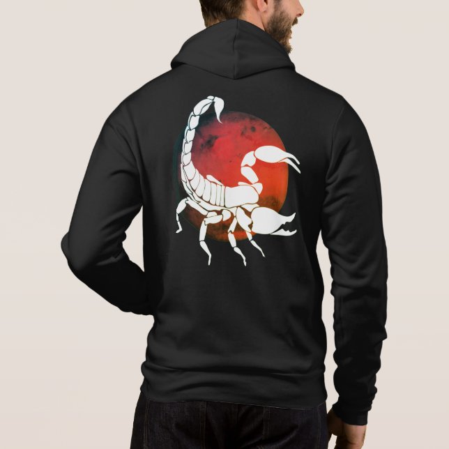 Sudadera Escorpión | Rótulo Escorpio Zodiac (Reverso)