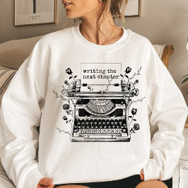 Sudadera Escribiendo el siguiente mensaje de capítulo, escr