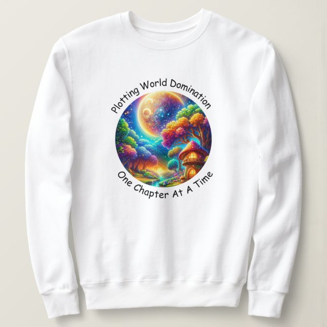 Sudadera Escribir. Editar. Repetir - camiseta escrita para  (Anverso del diseño)