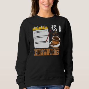 Sudadera Escribir Huella Tradicional Para Autores Y Escrito