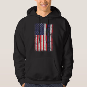 Sudadera Escritora Patriótica Estadounidense Vintage Bander