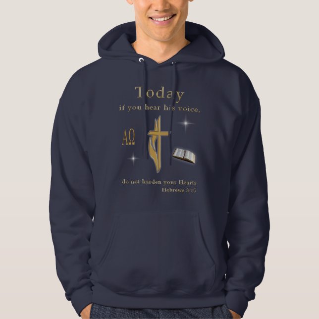 Sudadera Escritura bíblica cristiana (Anverso)