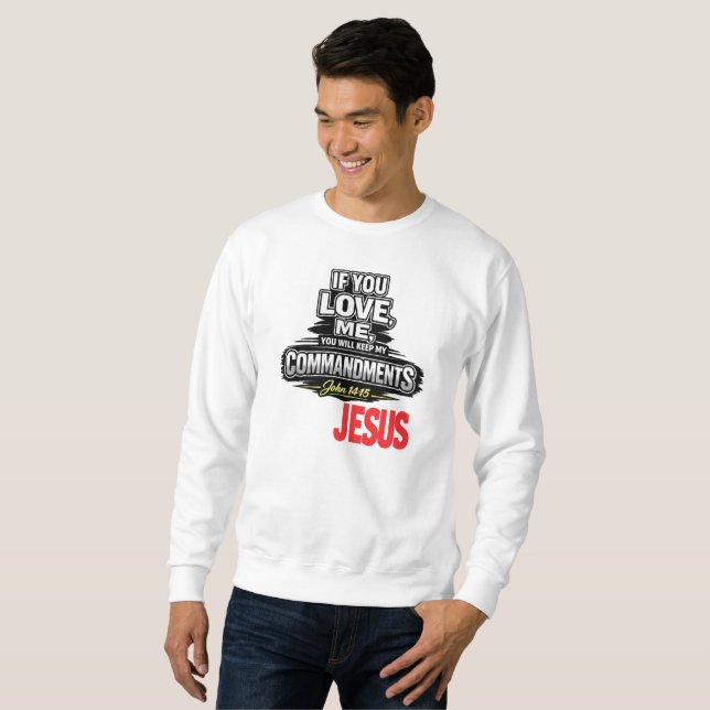 Sudadera Escritura - JESÚS (Anverso completo)