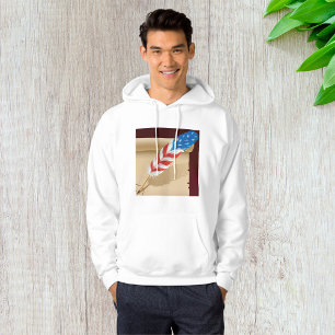 Sudadera Escritura Patriótica Pluma sobre Papel Antiguo
