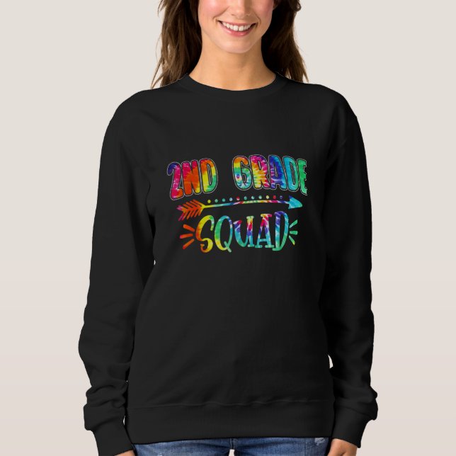 Sudadera Escuadrón De 2º Grado, Tye De Vuelta Al Profesor S (Anverso)