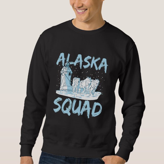 Sudadera Escuadrón de Alaska para un Piloto de Perro de Tri (Anverso)