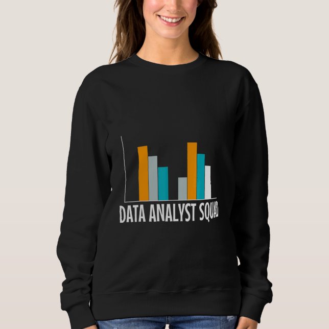 Sudadera Escuadrón de analistas de datos (Anverso)