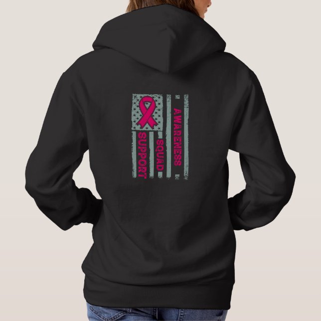 Sudadera Escuadrón de apoyo rosa (Reverso)