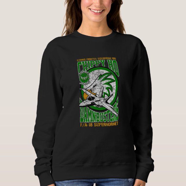 Sudadera Escuadrón de caza de ataque 195  VFA 195  (Anverso)