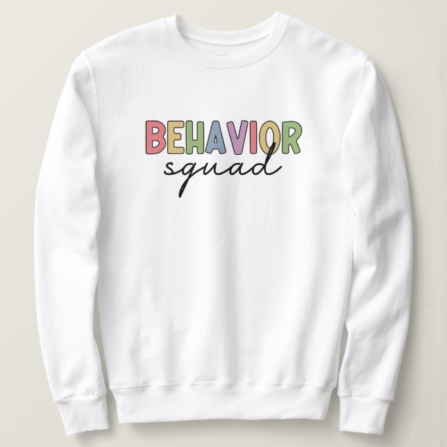 Sudadera Escuadrón de comportamiento | Terapia de comportam (Anverso del diseño)