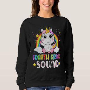 Sudadera Escuadrón De Cuarto Grado Unicornio De Vuelta A Ch