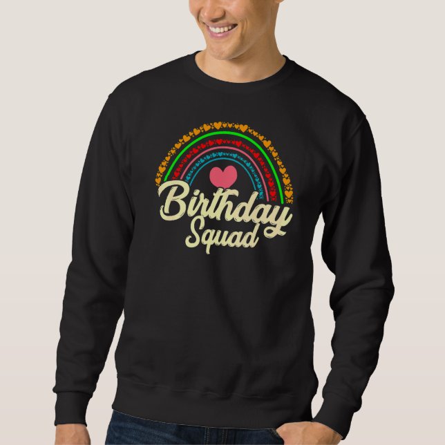 Sudadera Escuadrón de cumpleaños (Anverso)