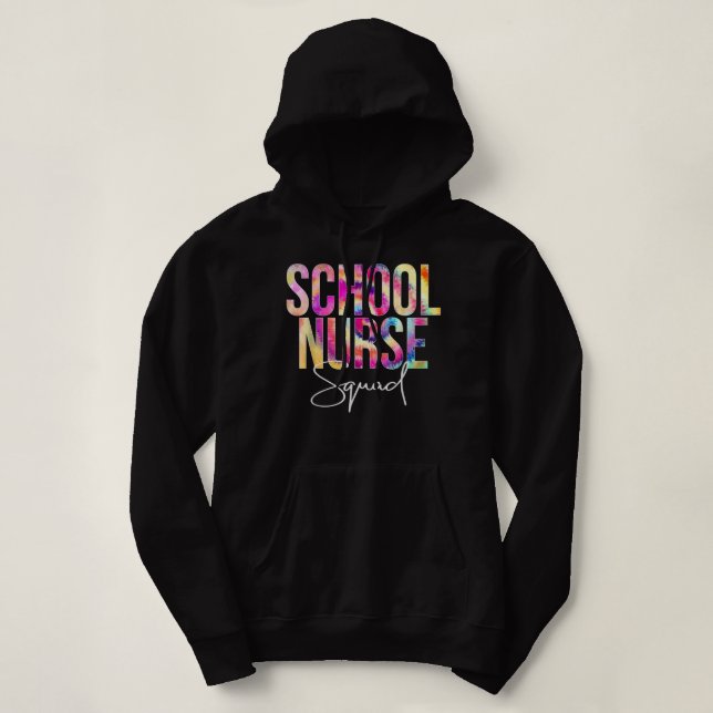 Sudadera Escuadrón De Enfermeras De La Escuela De Enfermerí (Diseño del anverso)