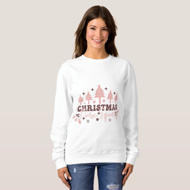 Sudadera Escuadrón de Enfermeras de Navidad (Anverso completo)