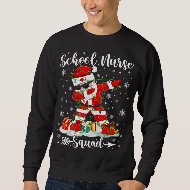 Sudadera Escuadrón de Enfermería Escolar Navidades de Enfer (Anverso)