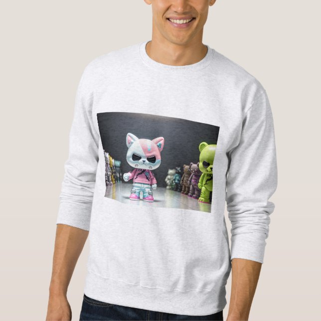 Sudadera Escuadrón de gatos monstruo extraño de Guay (Anverso)