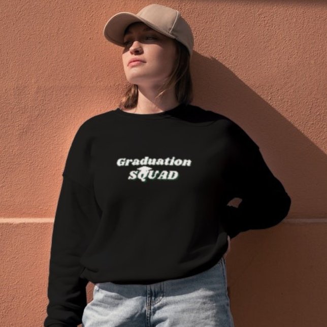 Sudadera Escuadrón de graduación , Regalo de fiesta de grad (Subido por el creador)