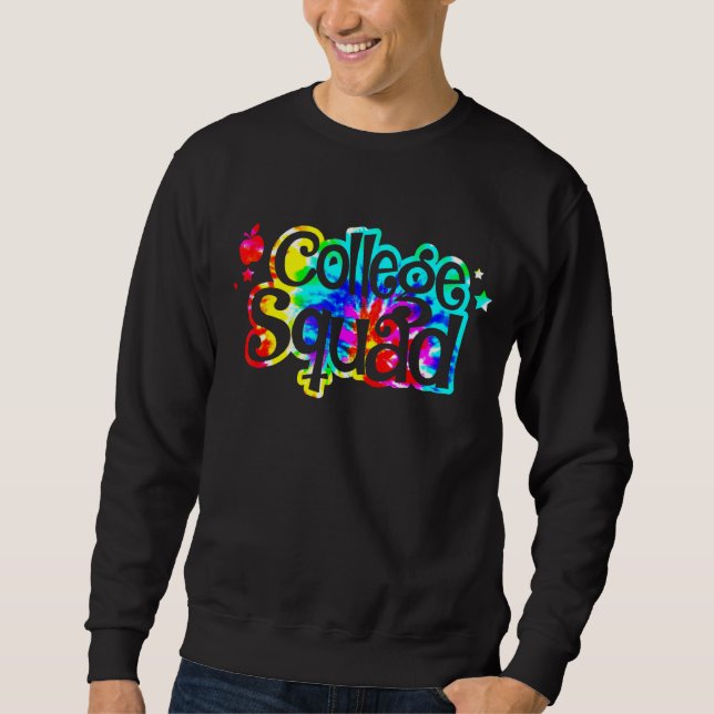 Sudadera Escuadrón De La Escuela De Tejido De Vuelta A Los  (Anverso)