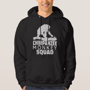 Sudadera Escuadrón de monos chimpancés Primates chimpancé v