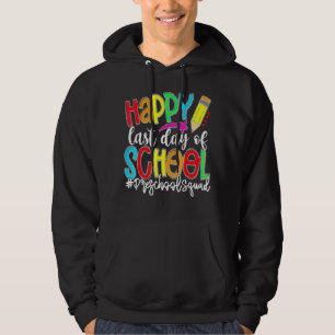 Sudadera Escuadrón De Preescolar Feliz Último Día De Verano