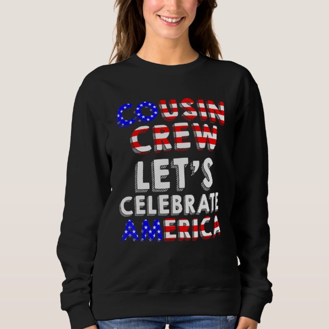 Sudadera Escuadrón de Primos de la Tripulación de Primos 4  (Anverso)