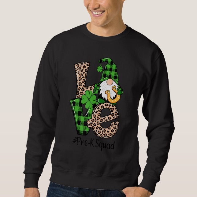 Sudadera Escuadrón de profesores del Gnome del Amor Feliz S (Anverso)