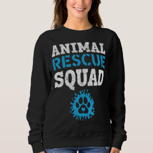 Sudadera Escuadrón de Rescate Animal Activista Por Los Dere