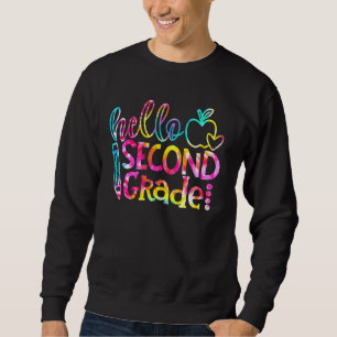 Sudadera Escuadrón de segundo grado de Tie Dye de vuelta a 