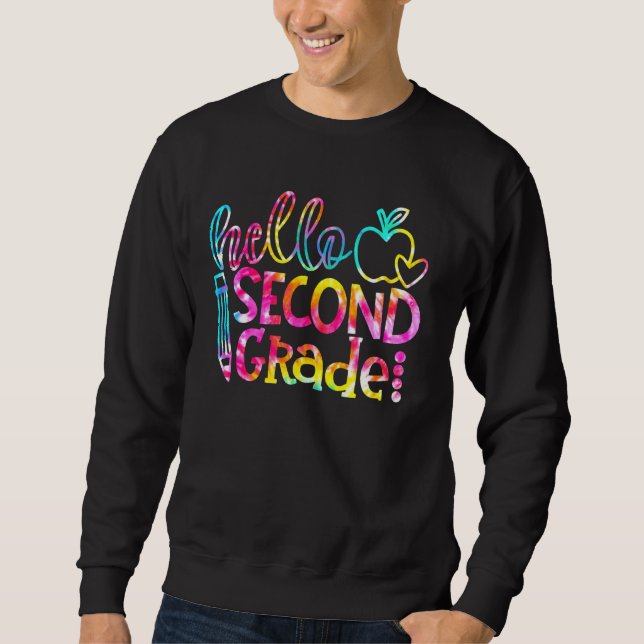Sudadera Escuadrón de segundo grado de Tie Dye de vuelta a  (Anverso)