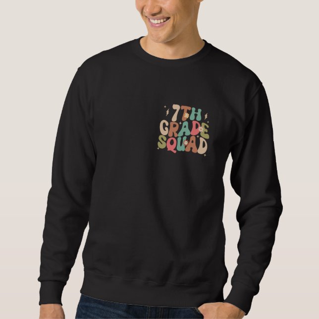 Sudadera Escuadrón de séptimo grado Groovy de vuelta al pro (Anverso)