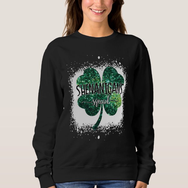 Sudadera Escuadrón de Shenanigans C Día de San Patricio (Anverso)