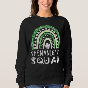 Sudadera Escuadrón de Shenanigans Día de San Patricio Hombr