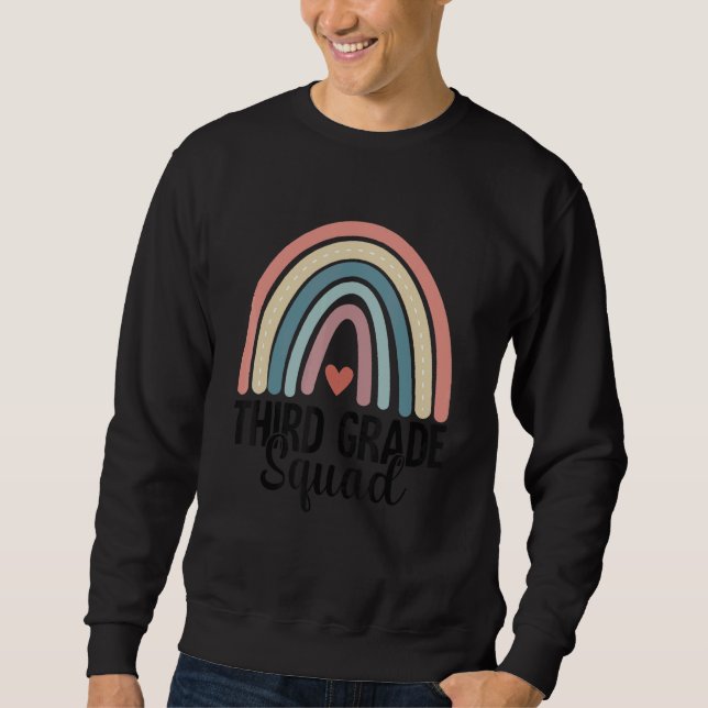 Sudadera Escuadrón de tercer grado de vuelta a la escuela B (Anverso)