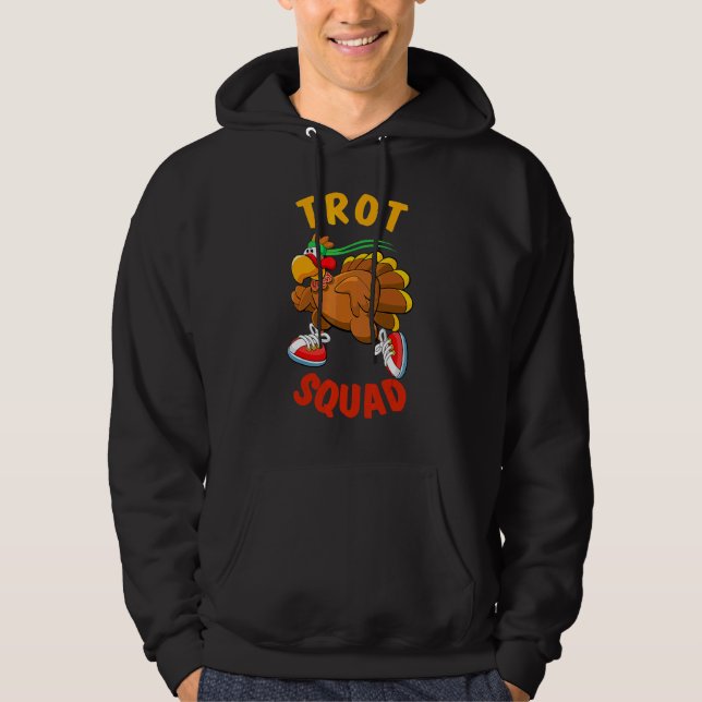 Sudadera Escuadrón de Trotar Pavo de Maratón de Carrera de  (Anverso)
