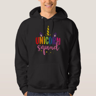 Sudadera Escuadrón de unicornio, niño de cumpleaños de unic