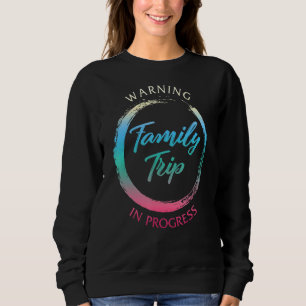 Sudadera Escuadrón De Viaje Familiar En Progreso Ruta De Ve