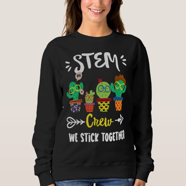 Sudadera Escuadrón del equipo de Stem Teacher de Cactus Sch (Anverso)