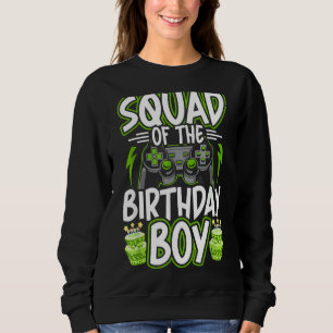 Sudadera Escuadrón del juego de video de Birthday Boy