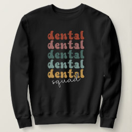 Sudadera Escuadrón dental retro | Equipo dental | Personal 