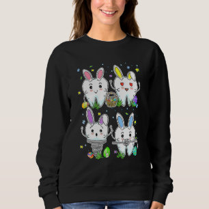 Sudadera Escuadrón Dental Vida Dental Cuidada Bunny Diente 