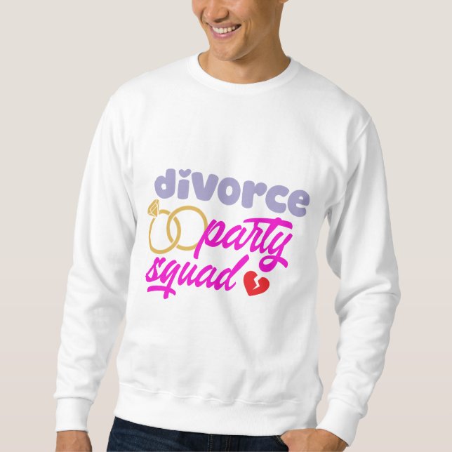 Sudadera Escuadrón Fiesta del divorcio (Anverso)