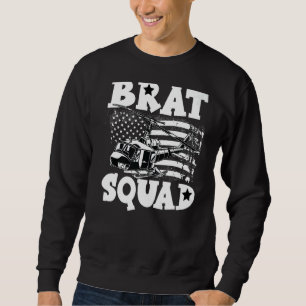 Sudadera Escuadrón Morado De Brat De Niños Militares De Hue