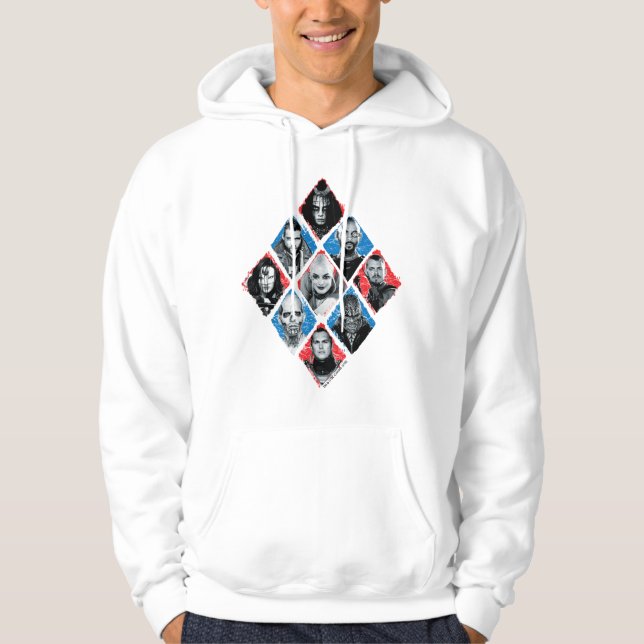 Sudadera Escuadrón suicida | Equipo de tareas X Diamante co (Anverso)
