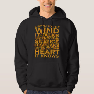 Sudadera Escuche Al Día Americano Nativo Del Viento Apoyo G