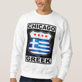 Sudadera Escudo americano griego de Chicago