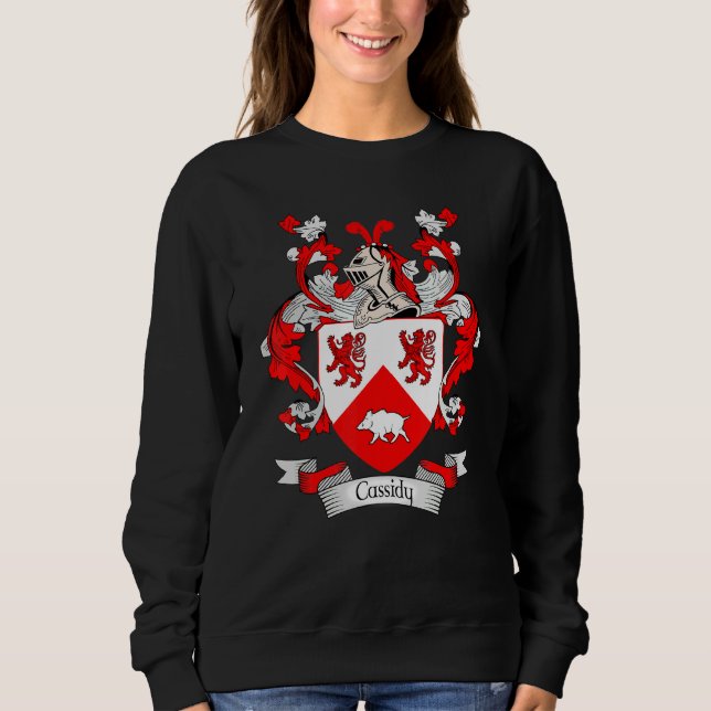 Sudadera Escudo De Armas Cassidy Cassidy Apellido Crest (Anverso)