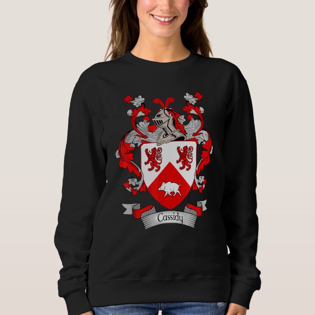 Sudadera Escudo De Armas Cassidy Cassidy Apellido Crest (Anverso)